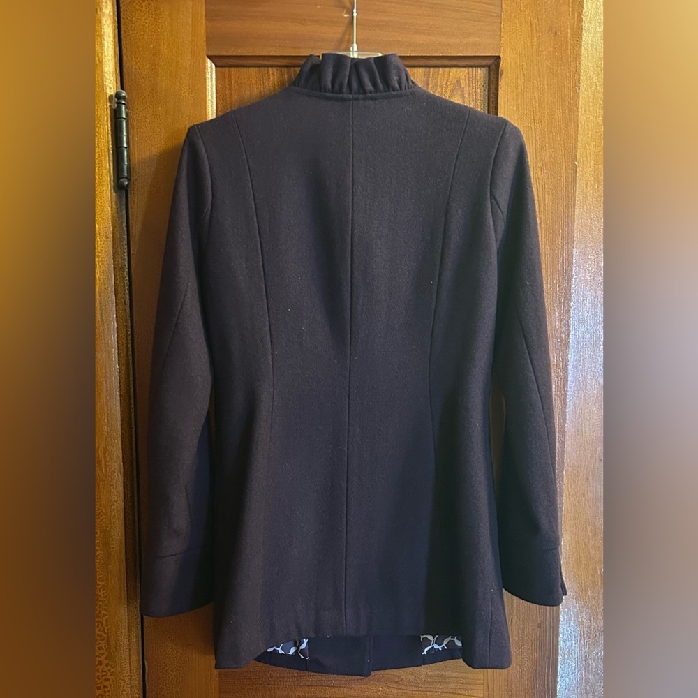 Women's Ruffled Coat - Picture 2 of 5